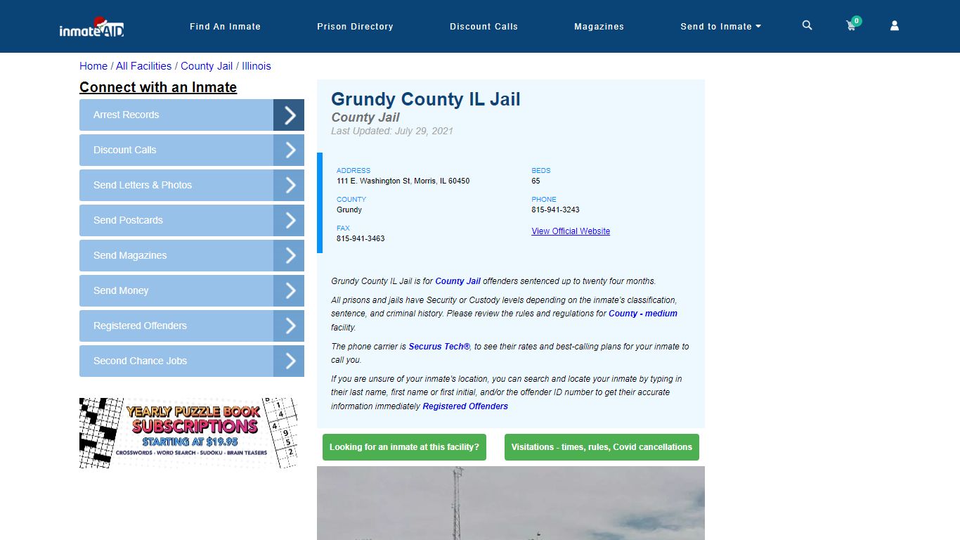Grundy County IL Jail - Inmate Locator - Morris, IL